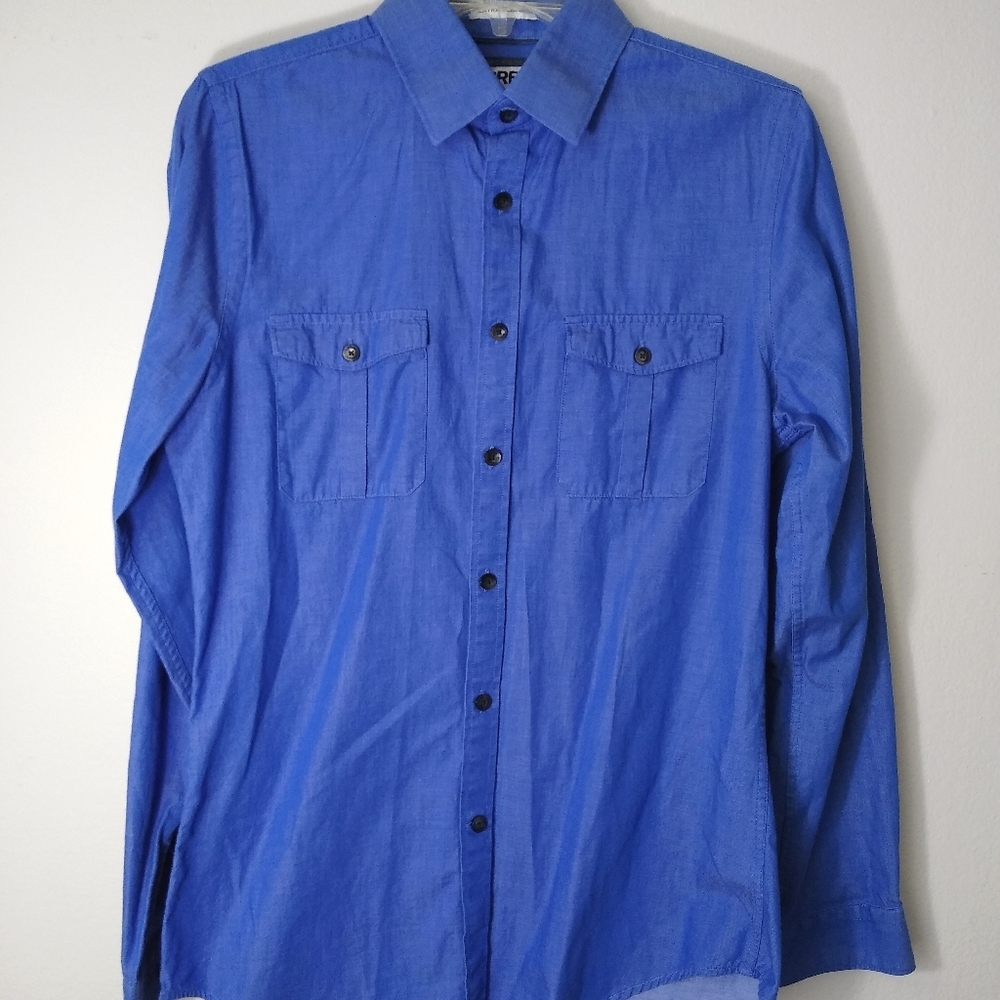 Express men's long sleeve button up shirt
